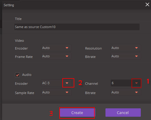 Set Audio Channel