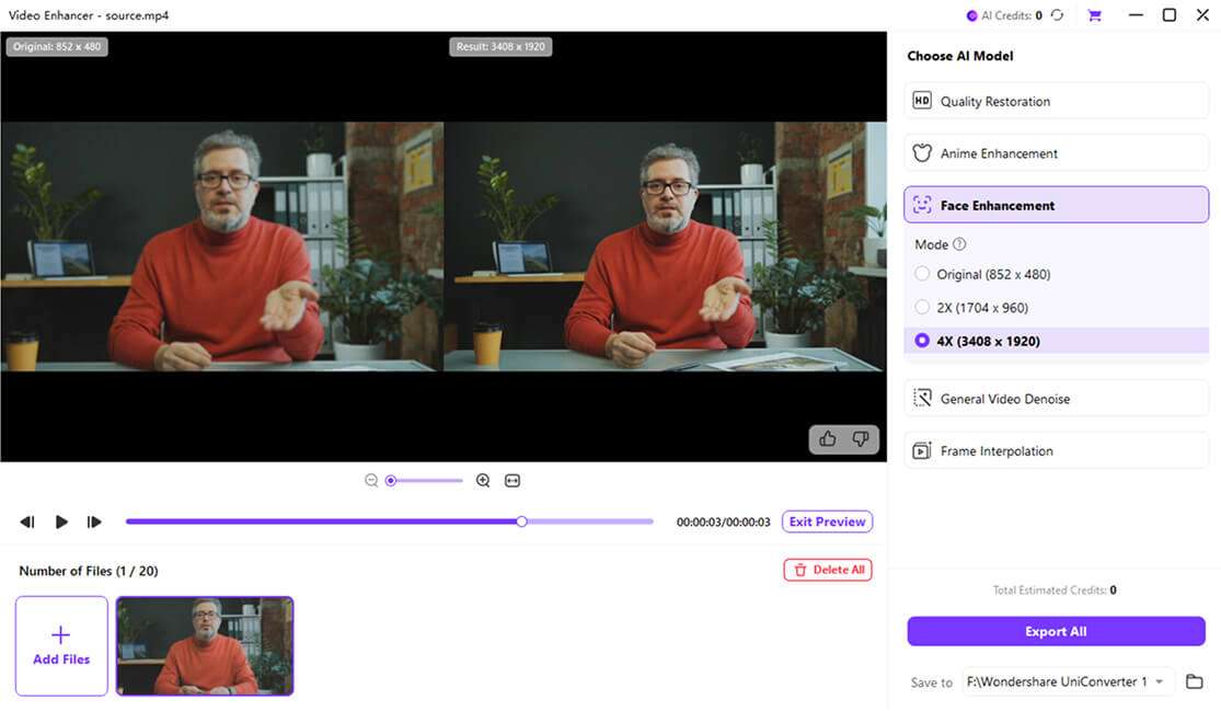 Preview and export your final video
